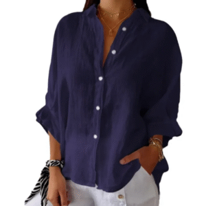Women's Cotton And Linen Fashion Top