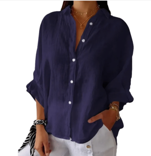 Women's Cotton And Linen Fashion Top